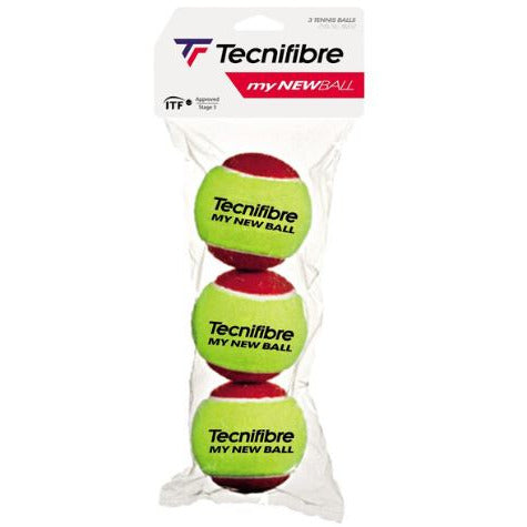 Tecnifibre - ITF Approved My New Ball Stage 3 (3 Ball Pack) – Racquet World